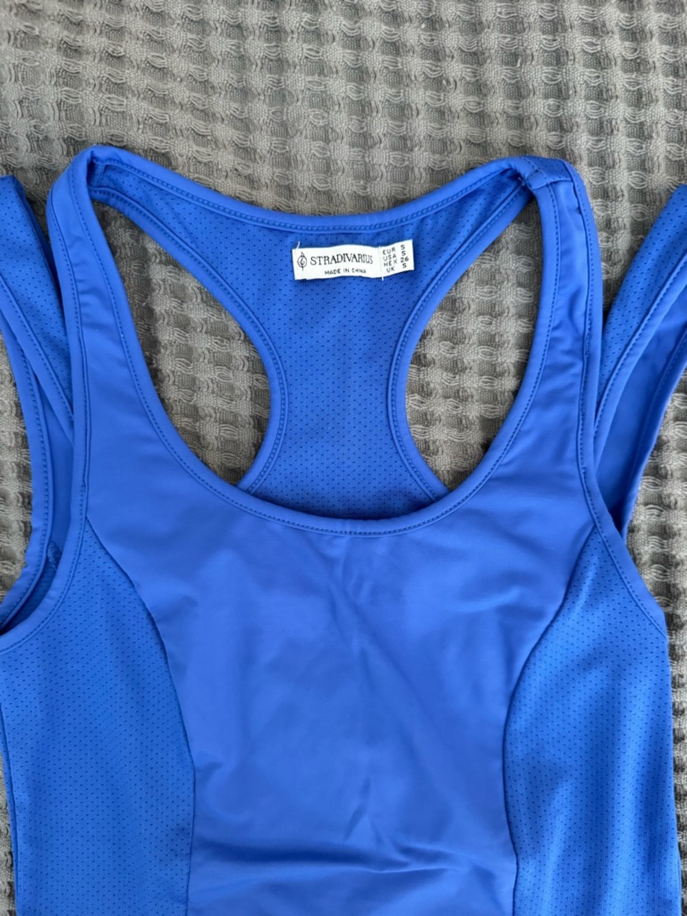 stradivarius Vibrant Blue Racerback Tank Top - Picture 3 of 4